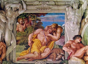 Annibale Carracci: La Galleria Farnese - Diana e Endimione.